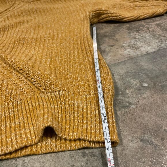 kendall and kylie yellow oversized knit sweater size medium - Picture 4 of 8